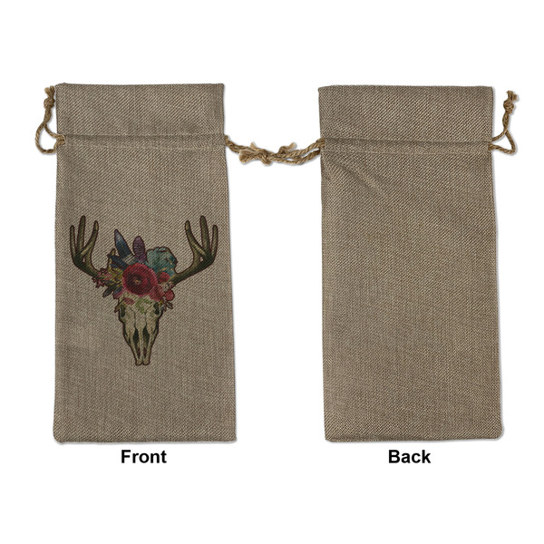 Boho Large Burlap Gift Bags - Front Approval