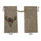 Boho Large Burlap Gift Bags - Front Approval