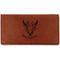 Boho Leatherette Checkbook Holder - Single Sided (Personalized)
