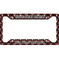 Boho License Plate Frame - Style A (Personalized)
