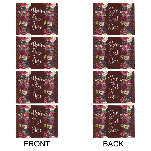 Boho Linen Placemat - APPROVAL Set of 4 (double sided)