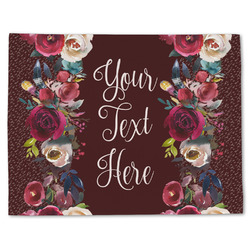 Boho Single-Sided Linen Placemat - Single w/ Name or Text