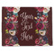Boho Single-Sided Linen Placemat - Single w/ Name or Text