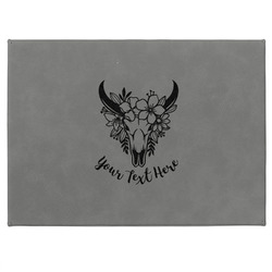 Boho Medium Gift Box w/ Engraved Leather Lid (Personalized)
