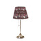 Boho Poly Film Empire Lampshade - On Stand