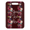 Boho Metal Luggage Tag - Front Without Strap