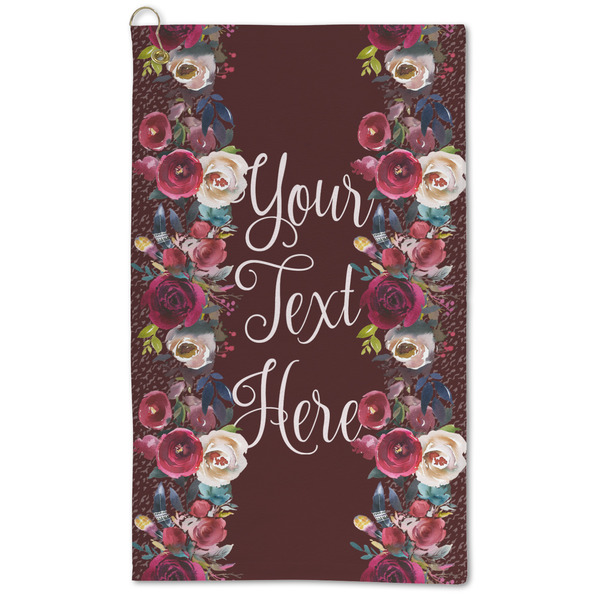 Custom Boho Microfiber Golf Towel (Personalized)