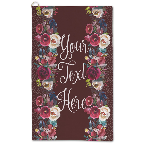 Custom Boho Microfiber Golf Towel (Personalized)