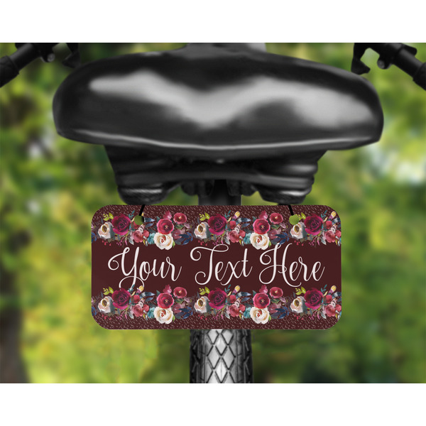 Boho Mini License Plate on Bicycle - LIFESTYLE Two holes