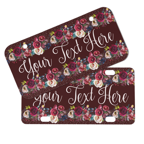 Boho Mini License Plates - MAIN (4 and 2 Holes)