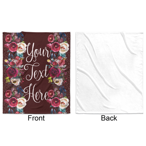 Boho Minky Blanket - 50"x60" - Single Sided - Front & Back