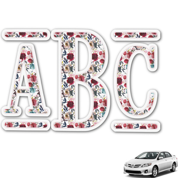 Custom Boho Monogram Car Decal (Personalized)