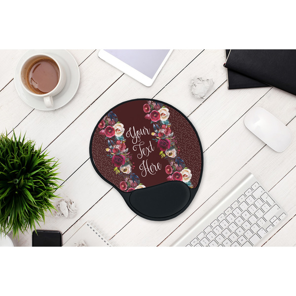 Boho Mouse Pad with Wrist Rest - LIFESYTLE 1