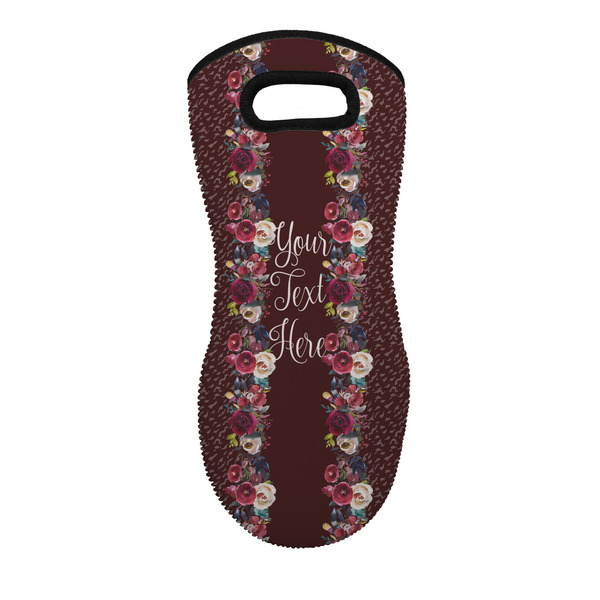 Custom Boho Neoprene Oven Mitt w/ Name or Text