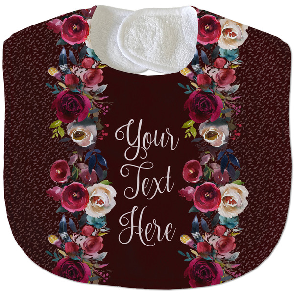 Boho New Baby Bib - Closed and Folded