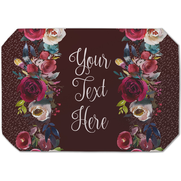 Custom Boho Dining Table Mat - Octagon (Single-Sided) w/ Name or Text