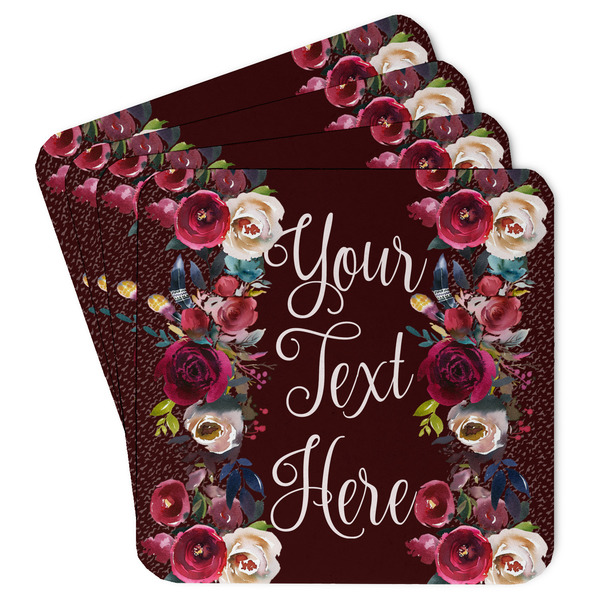Custom Boho Paper Coasters w/ Name or Text