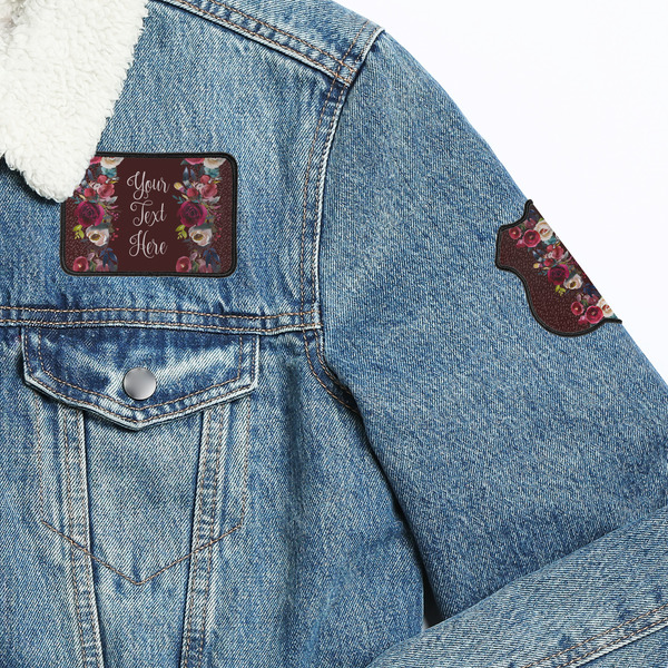 Boho Patches Lifestyle Jean Jacket Detail