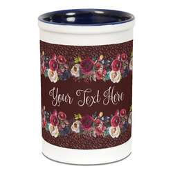 Boho Ceramic Pencil Holders - Blue