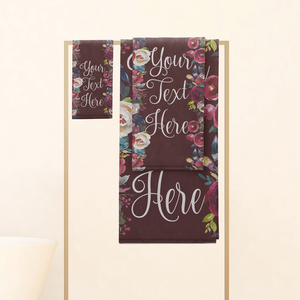 Boho Personalized Towel Set