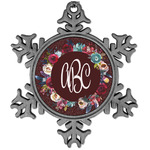 Boho Vintage Snowflake Ornament (Personalized)
