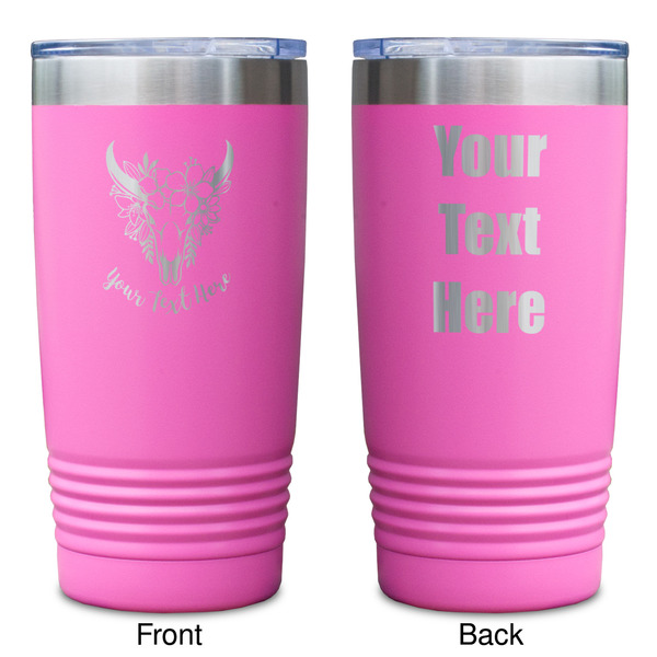 Boho Pink Polar Camel Tumbler - 20oz - Double Sided - Approval