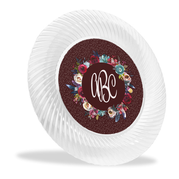Custom Boho Plastic Party Dinner Plates - 10" (Personalized)