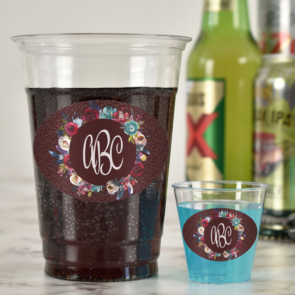 Boho Plastic Shot Glasses - In Context