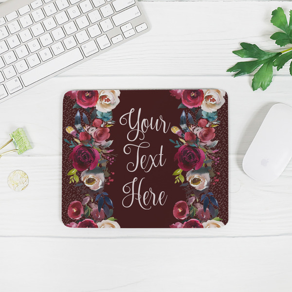 Boho Rectangular Mouse Pad - LIFESTYLE 2