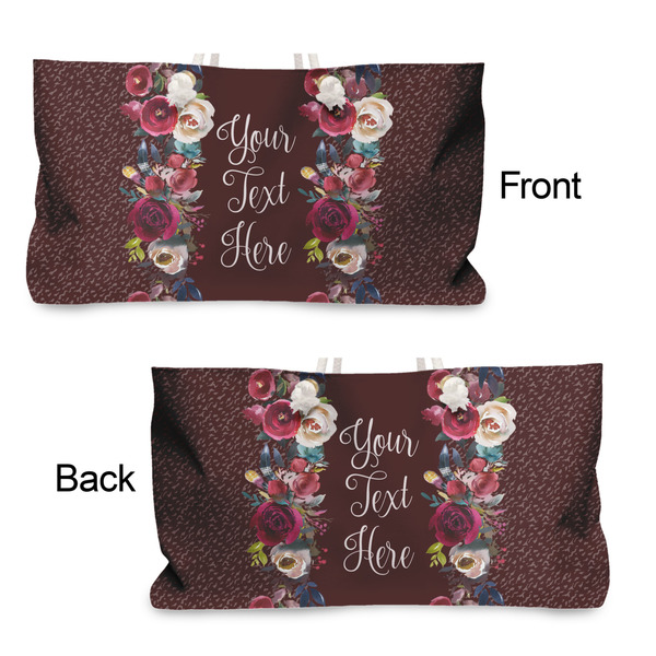 Boho Large Rope Tote - From & Back View