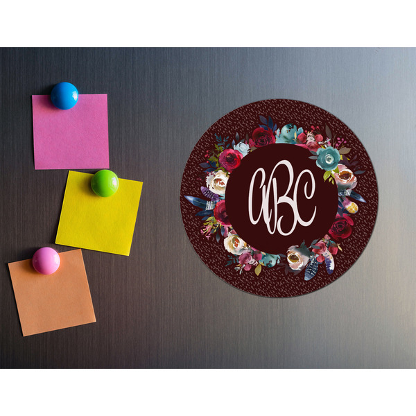 Boho Round Fridge Magnet - LIFESTYLE