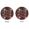 Boho Round Linen Placemats - APPROVAL (double sided)