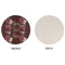 Boho Round Linen Placemats - APPROVAL (single sided)