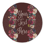 Boho Round Linen Placemat (Personalized)