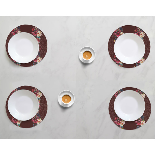 Boho Round Linen Placemats - LIFESTYLE (set of 4)