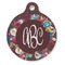 Boho Round Pet ID Tag - Large - Front