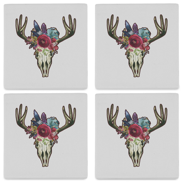 Boho Set of 4 Sandstone Coasters - See All 4 View