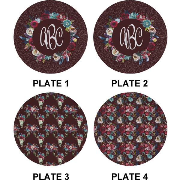 Boho Set of Appetizer / Dessert Plates (Approval)