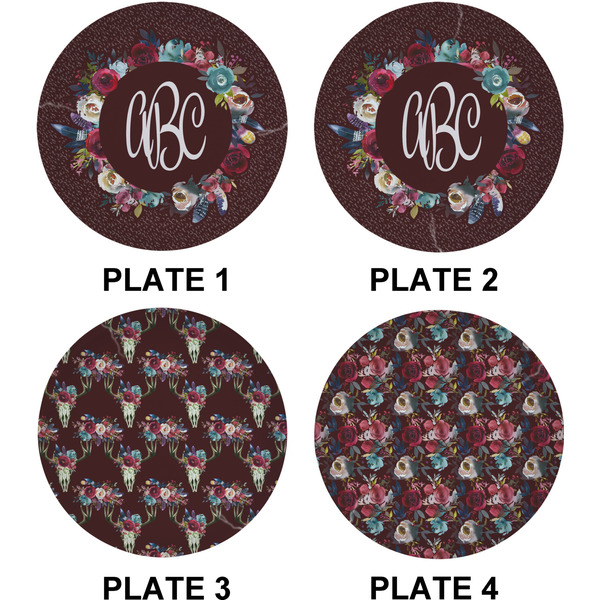 Boho Set of Lunch / Dinner Plates (Approval)