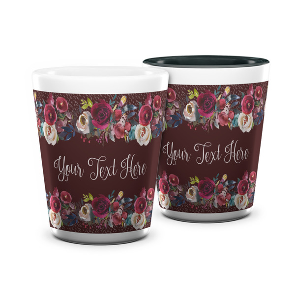 Custom Boho Ceramic Shot Glass - 1.5 oz (Personalized)