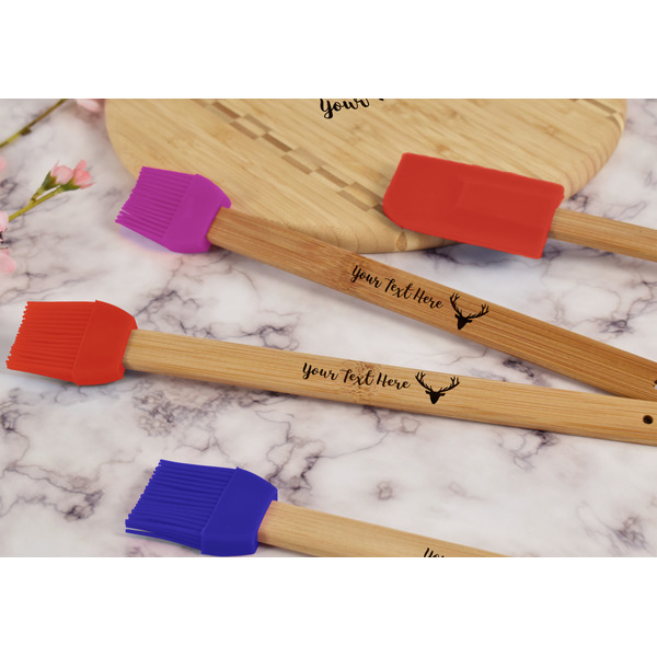 Boho Silicone Brush - Red - Lifestyle