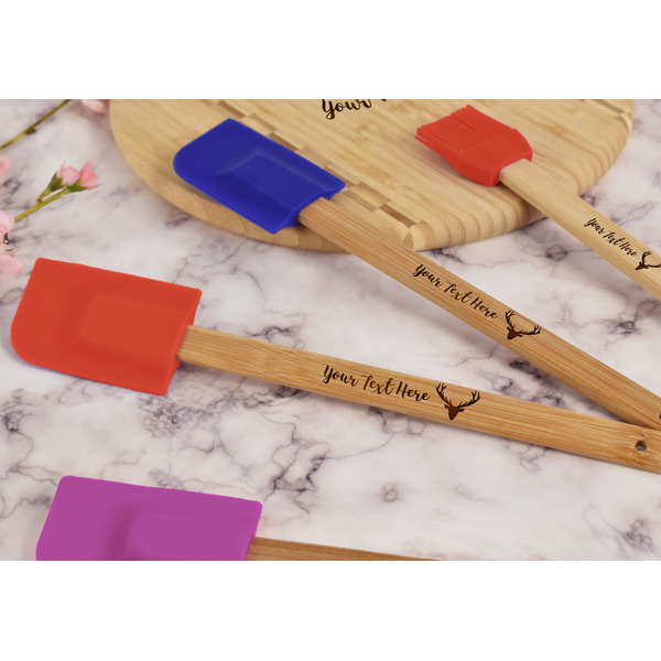 Boho Silicone Spatula - Red - Lifestyle