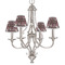 Boho Small Chandelier Shade - LIFESTYLE (on chandelier)