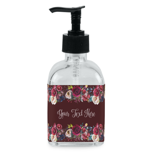 Custom Boho Glass Soap & Lotion Bottle - Single Bottle (Personalized)