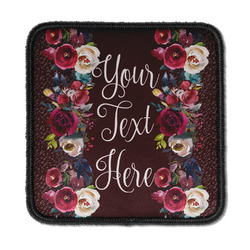 Boho Iron On Square Patch w/ Name or Text