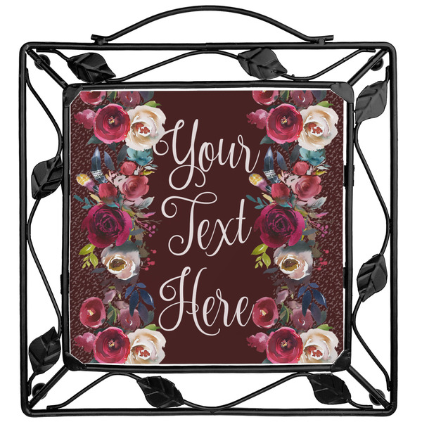 Custom Boho Square Trivet (Personalized)