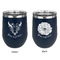 Boho Stainless Wine Tumblers - Navy - Double Sided - Approval