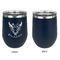 Boho Stainless Wine Tumblers - Navy - Single Sided - Approval