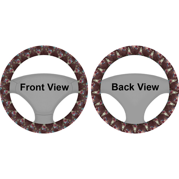Boho Steering Wheel Cover- Front and Back