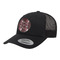 Boho Trucker Hat - Black